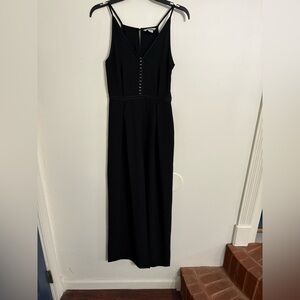 H&M Black wide leg jumpsuit  with Spaghetti Straps Size 4
